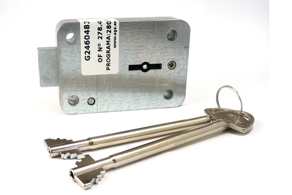 Schlüsselschloss AGA 246 mit Paar-Schlüssel