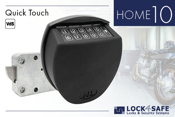 QuickTouch-Tastatur mit Swingbolt-Schloss HOME 10