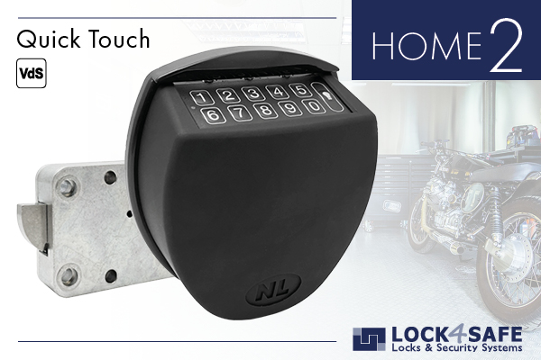QuickTouch-Tastatur mit Swingbolt-Schloss HOME 2