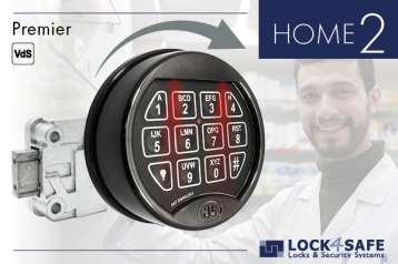 Premier-Tastatur mit Straightbolt Schloss HOME 2