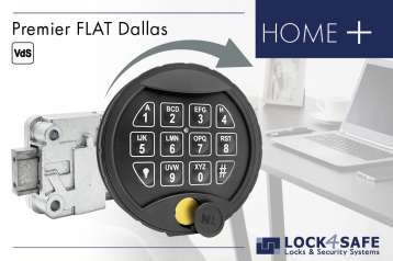 Premier Flat Dallas Tastatur mit Straightbolt-Schloss HOME Plus