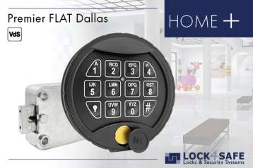 Premier Flat Dallas Tastatur mit Motorschloss HOME Plus