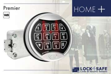 Premier-Tastatur Metall mit Motorschloss HOME Plus