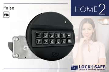 Pulse-Tastatur Kunststoff mit Swingbolt-Schloss HOME 2