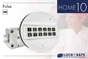Pulse-Tastatur Chrom & Motor-Schloss HOME 10