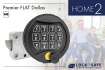 Premier Flat Dallas Tastatur mit Swingbolt-Schloss HOME 2