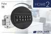 Pulse-Tastatur Schwarz mit Straightbolt-Schloss HOME 2