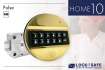 Pulse-Tastatur Metall Gold mit Motorschloss HOME 10
